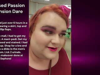 Full Day Sissification in Public Dare!